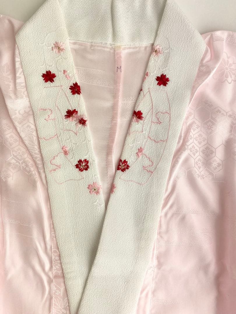 【在庫一掃セール！43枚セット】刺繍半衿付き　長襦袢　振袖用　C