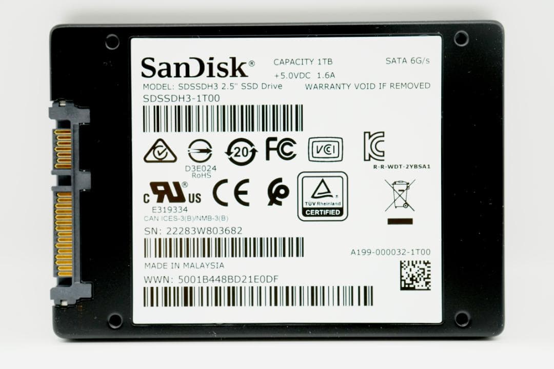 内蔵型SSD SanDisk SSD SATA 1TB