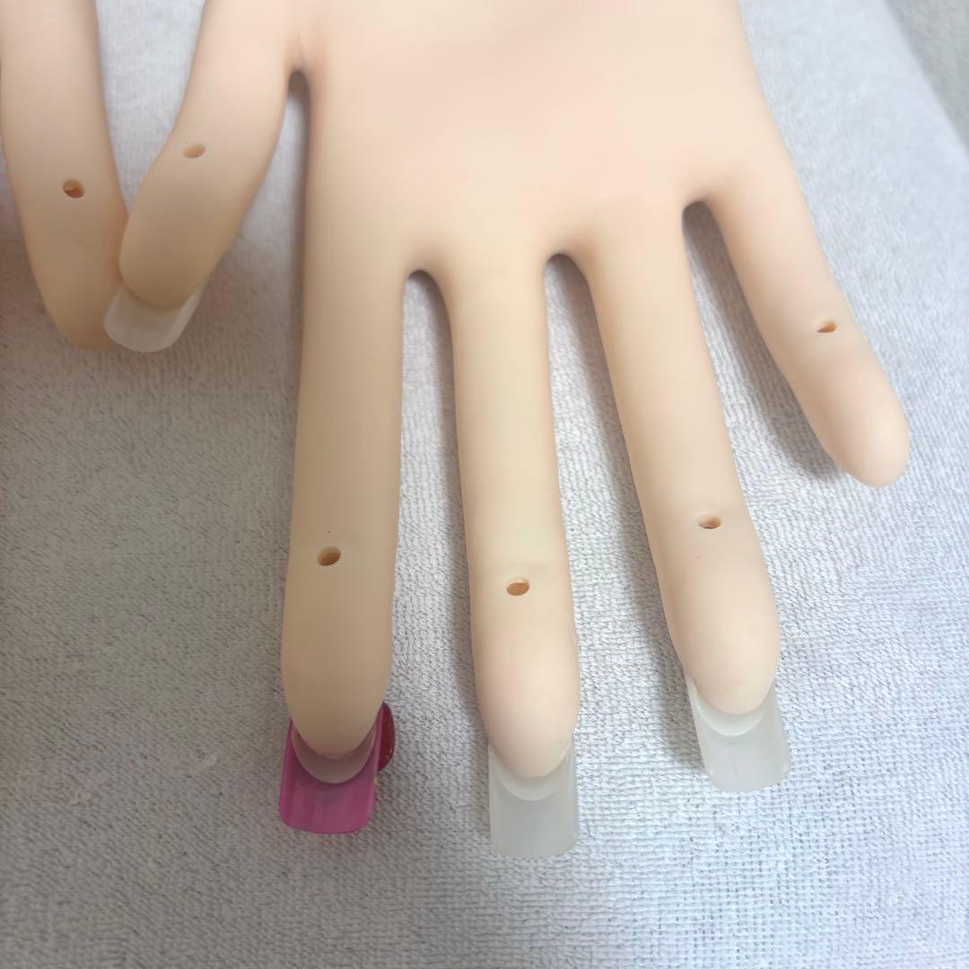 ネイリスト技能検定1級 ST 認定モデルハンド JNEC1級合格ハンド