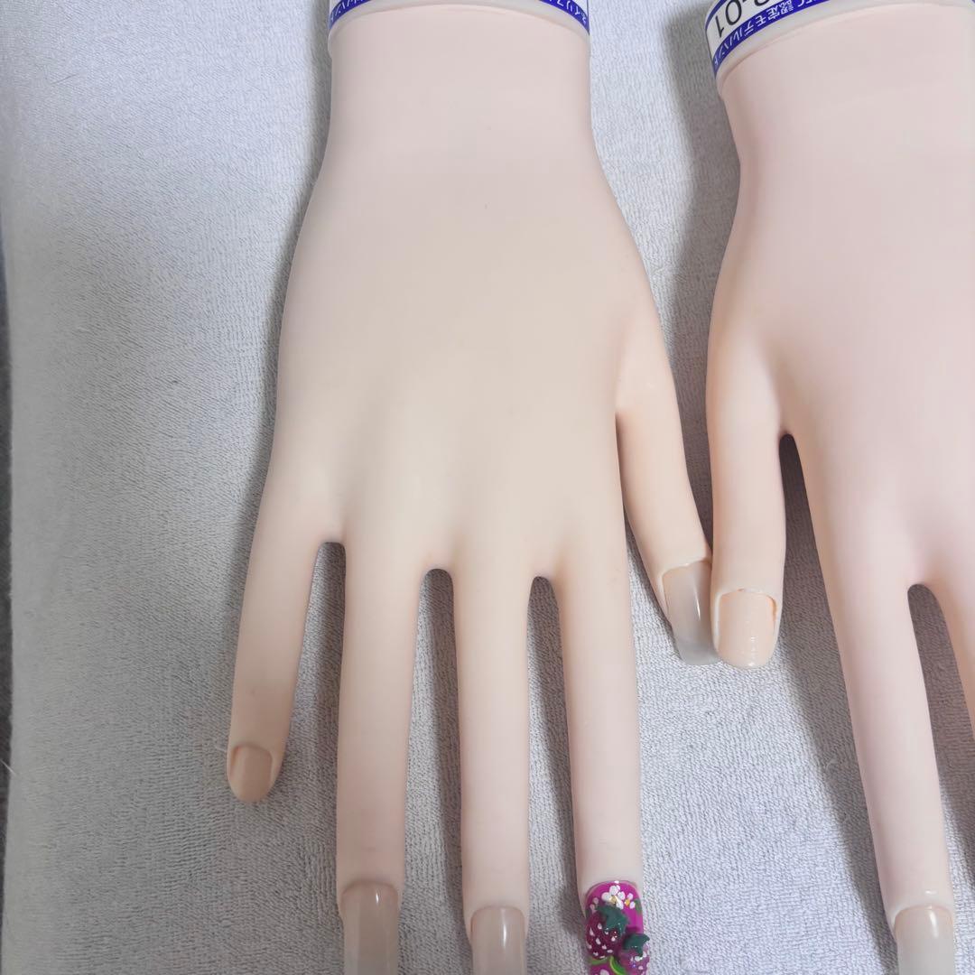 ネイリスト技能検定1級 ST 認定モデルハンド JNEC1級合格ハンド