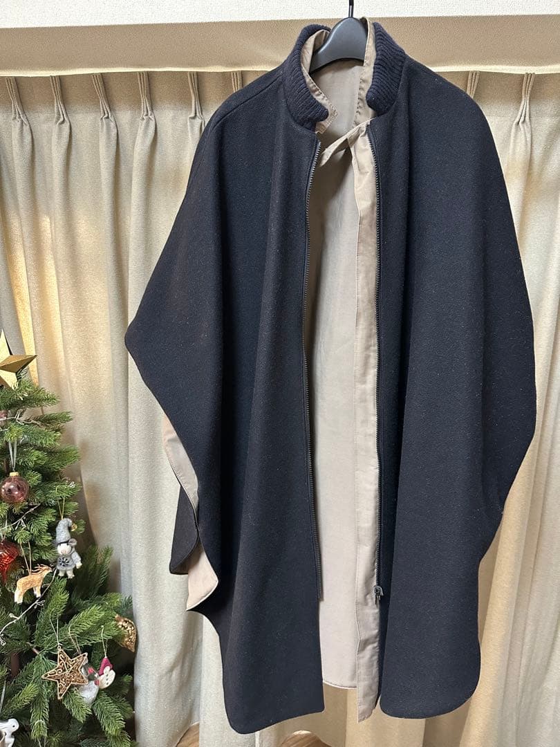 ヴィンテージ　ウールリッチ　リバーシブル ポンチョ