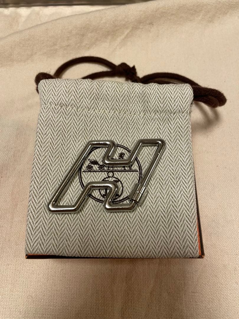 hermes H トゥスピード カラビナ キーリング キーホルダー