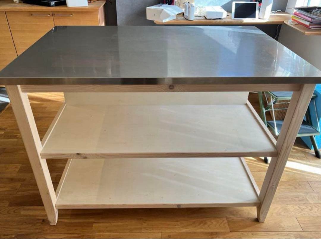 n@mi/ワークテーブル ニトリ 作業台 シナモ NITORI カウンター