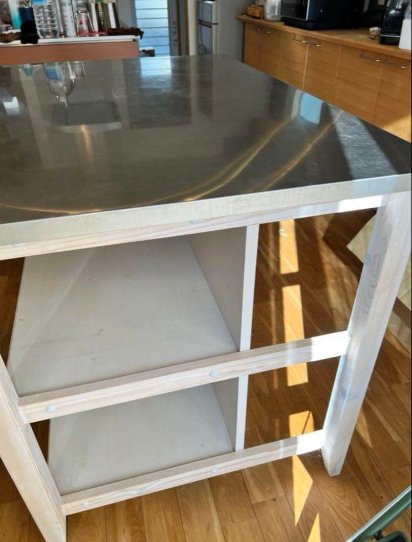 n@mi/ワークテーブル ニトリ 作業台 シナモ NITORI カウンター