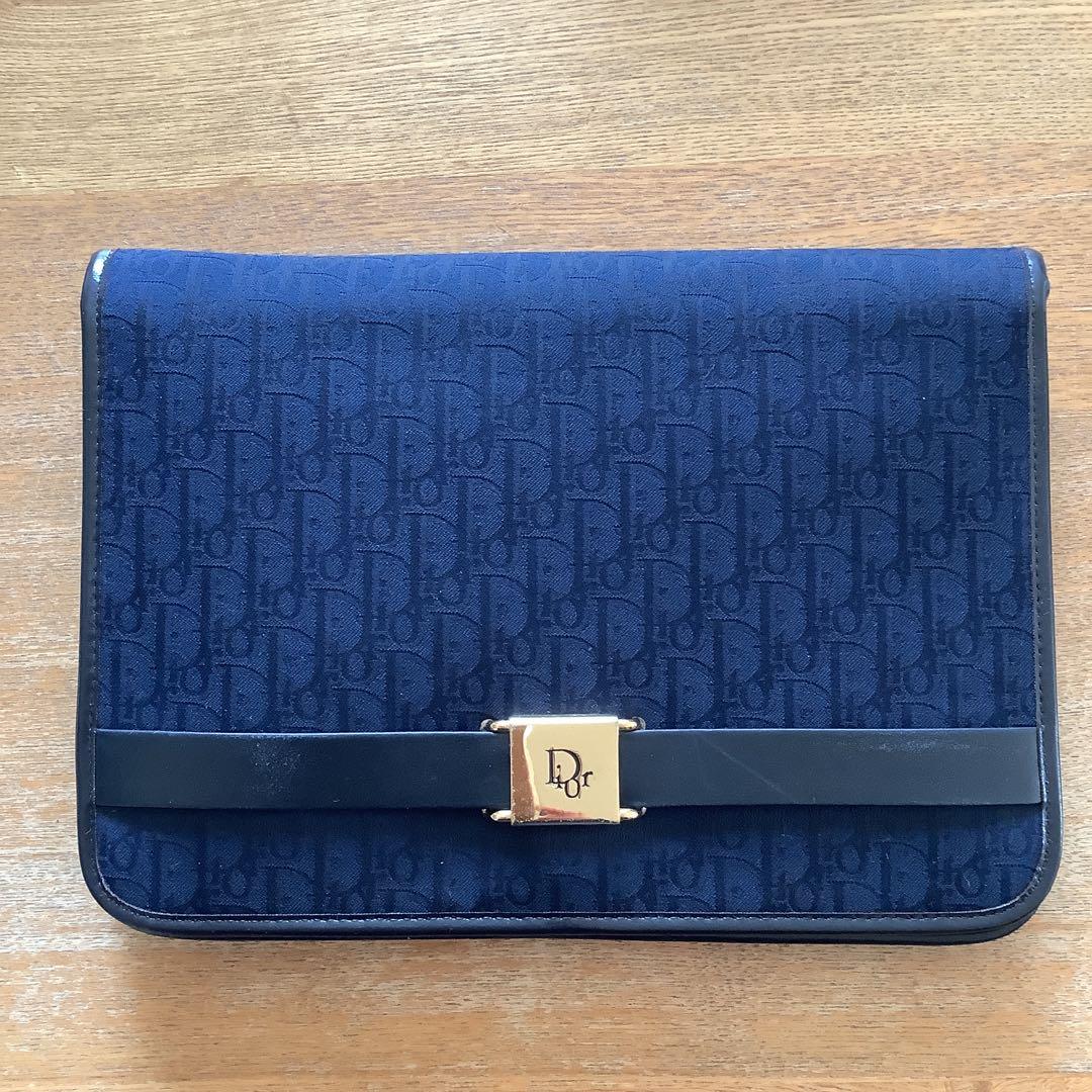 Dior ネイビー クラッチバッグ