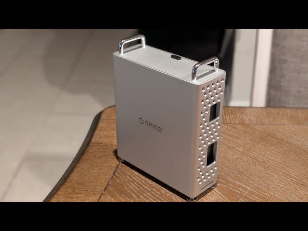 ORICO M4 Mac Mini用ケース 5in1 USB-Cハブ