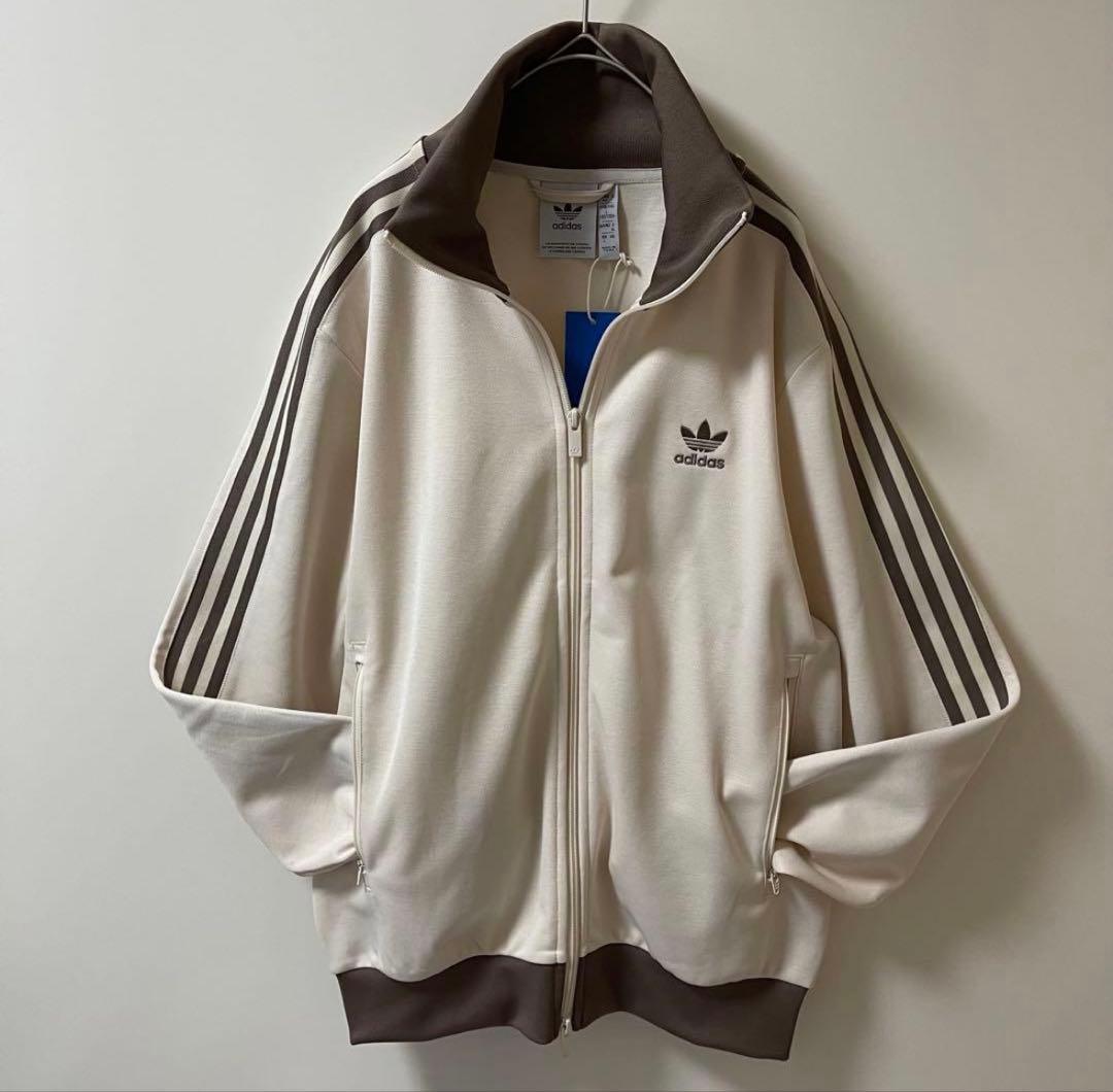 adidas ジャージ XL ホワイト/ブラウン 新品