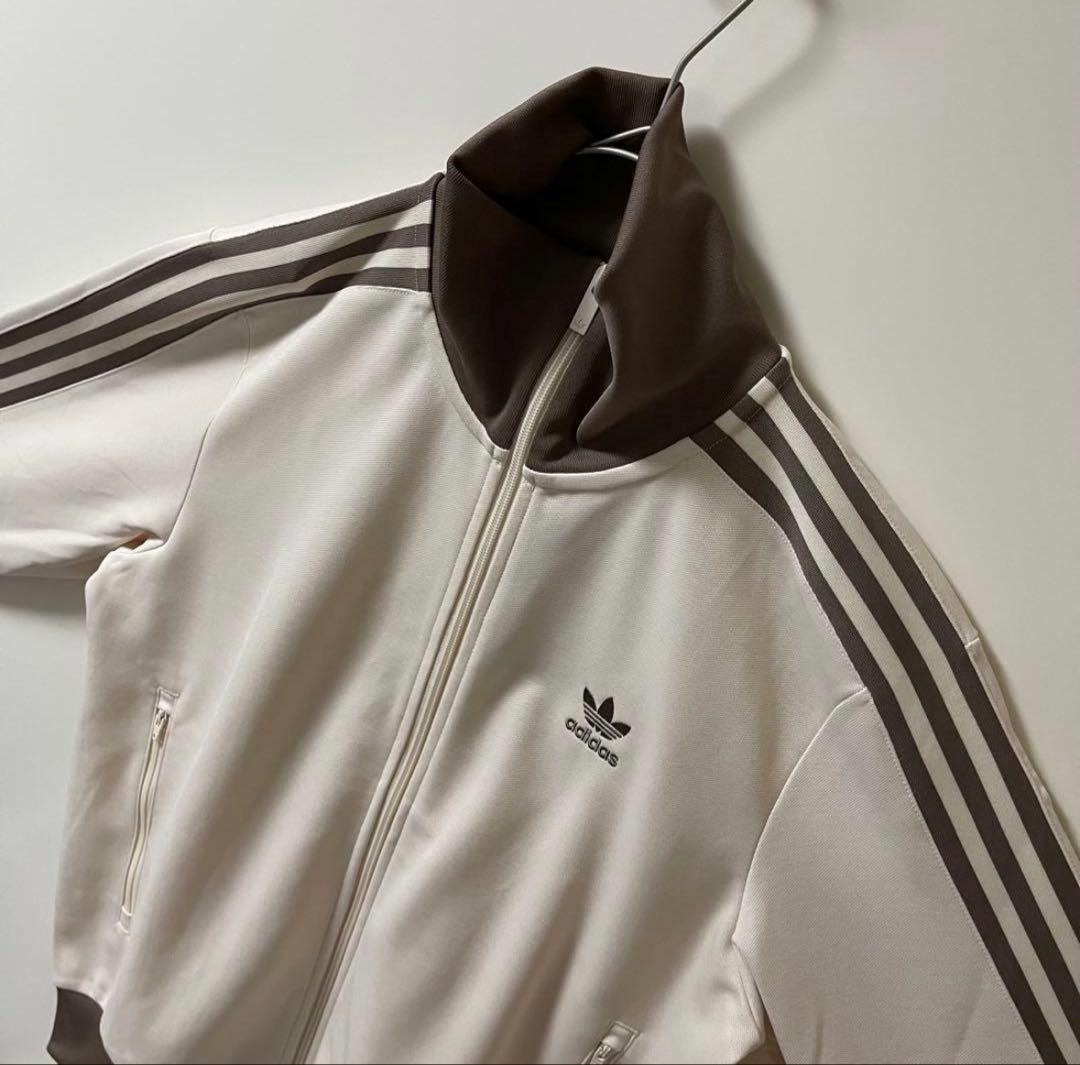 adidas ジャージ XL ホワイト/ブラウン 新品