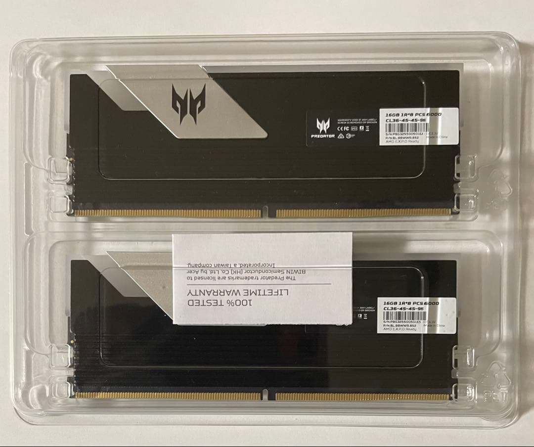 Acer Predator VestaⅡ RGB DDR5-6000 32GB