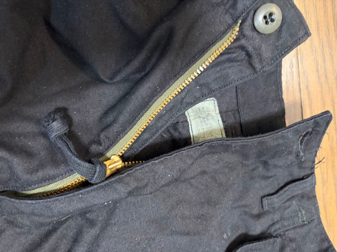 US M-65フィールドカーゴパンツ　BLACK サイズM-S 実物後染