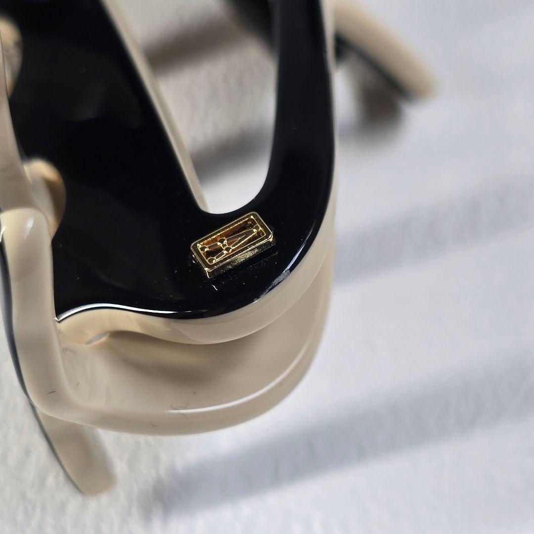 新品　アレクサンドル ドゥ パリ クリップ　ブラック　ベージュ　Lサイズ