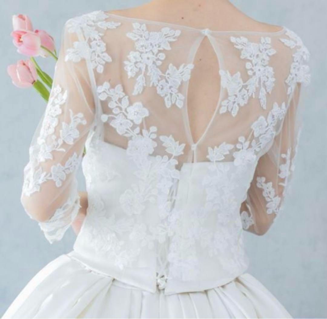 LILIO ブライダルブラウス 11号 ワタベウェディング　ボレロ　スパンコール