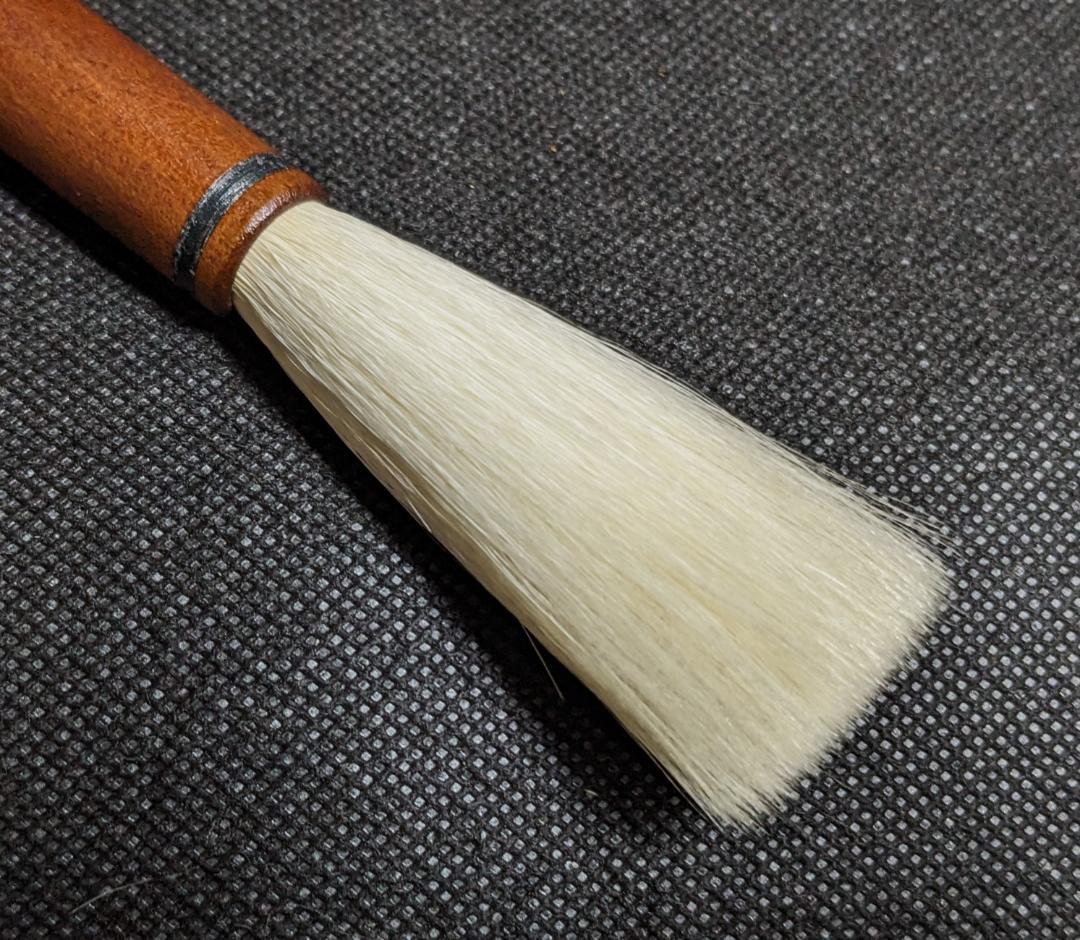 【高級羊毛筆　絶妙二号　宿淨細光鋒中鋒6.2×1.2㎝】◆条幅漢字向き◆匠の優品