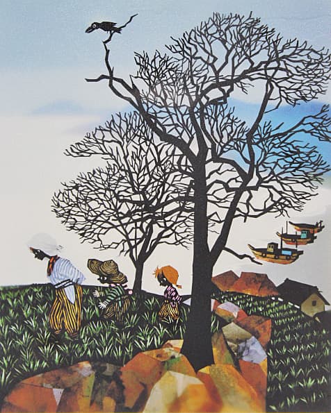 藤城清治 【日本の愛唱歌 11月 冬景色】 レフグラフ 認定書有り