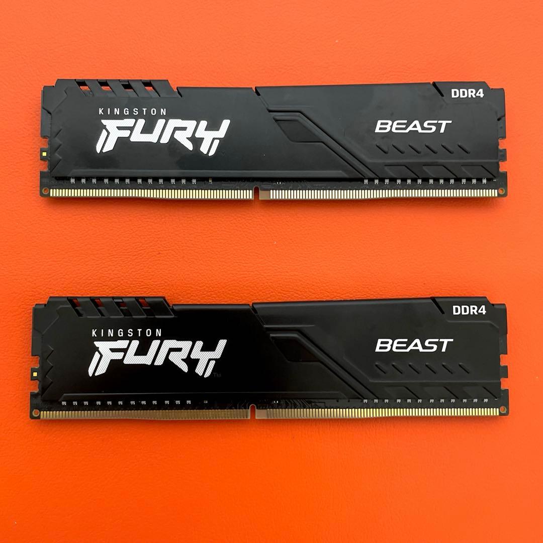 メモリー KINGSTON FURY BEAST DDR4 16GB (8GBx2)