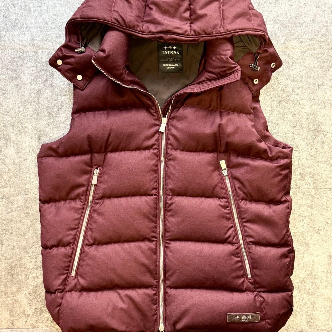 【美品】TATRAS タトラス ダウンベスト 高級Rライン ロロピアーナ 04