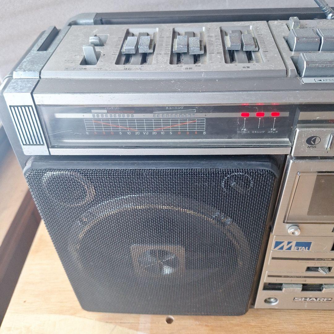 SHARP GF-508SB FM/AM ラジカセ （昭和レトロオーディオ）