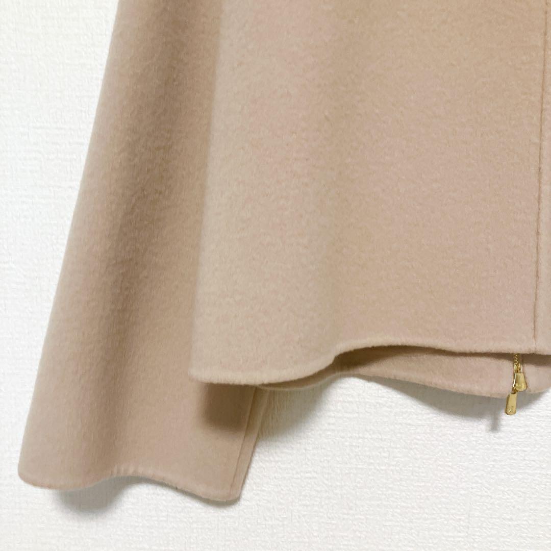 24AW【新品】ANAYI　シャルムリバーフードブルゾン　ベージュ　36