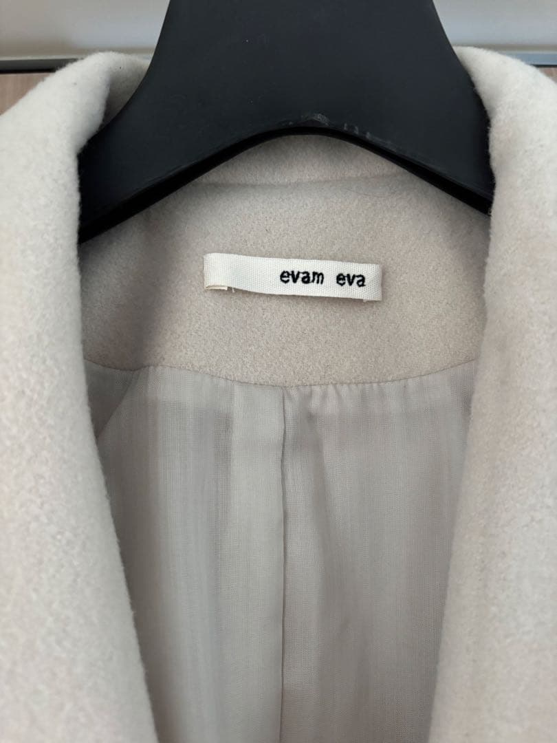 【ぺこりん】evam eva エヴァムエヴァ　ウールジャケット