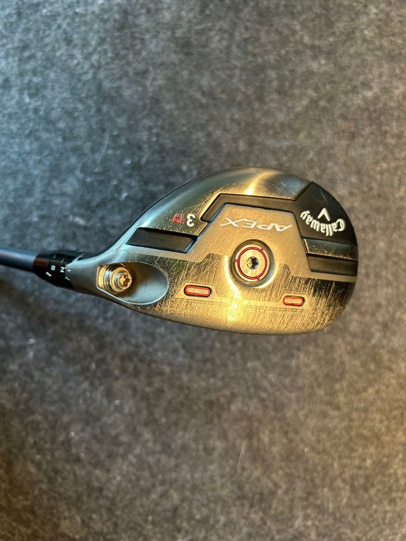 キャロウェイ　APEX ユーティリティ　3H 19度 シャフトフジクラMC80S