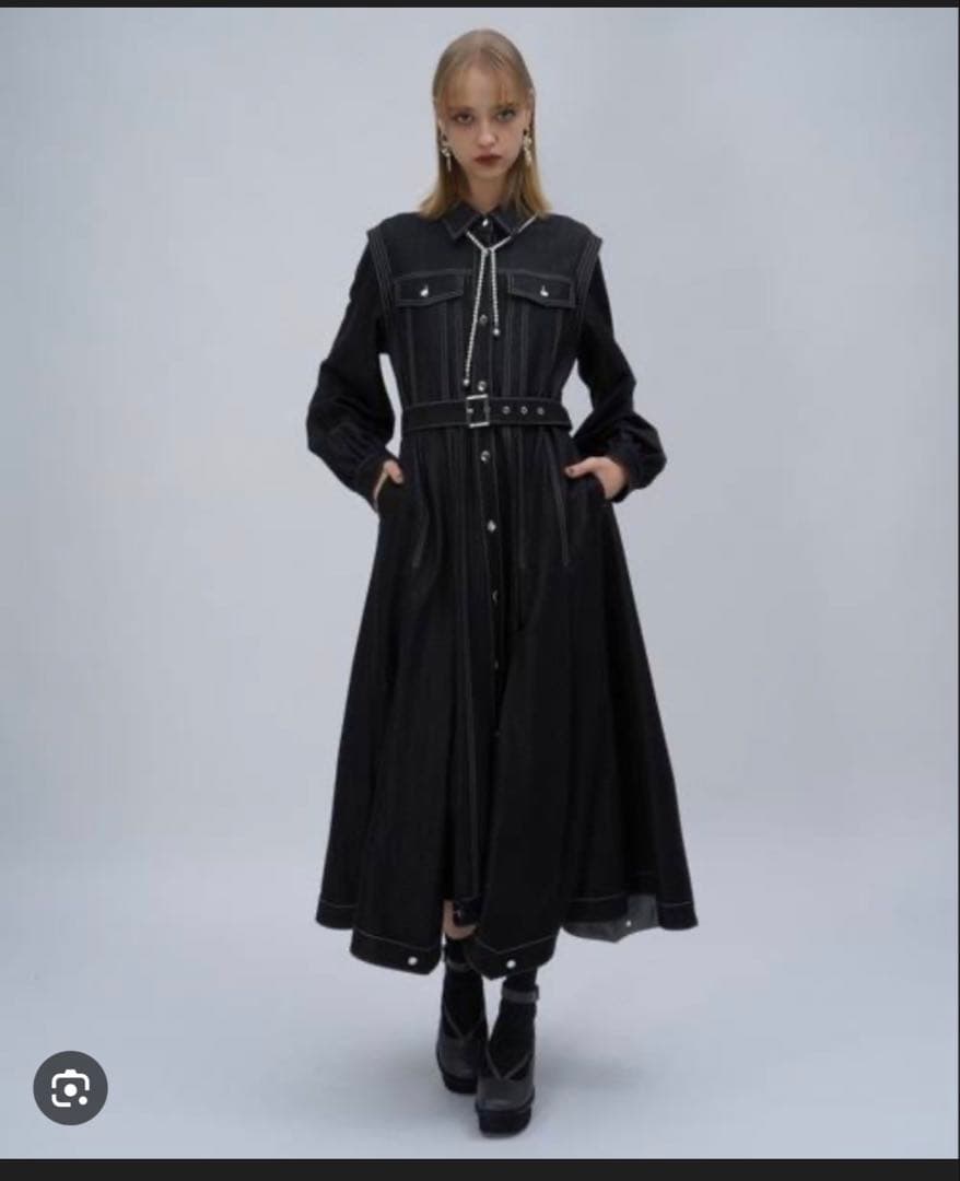 HARE【美品】デニムシャツワンピース