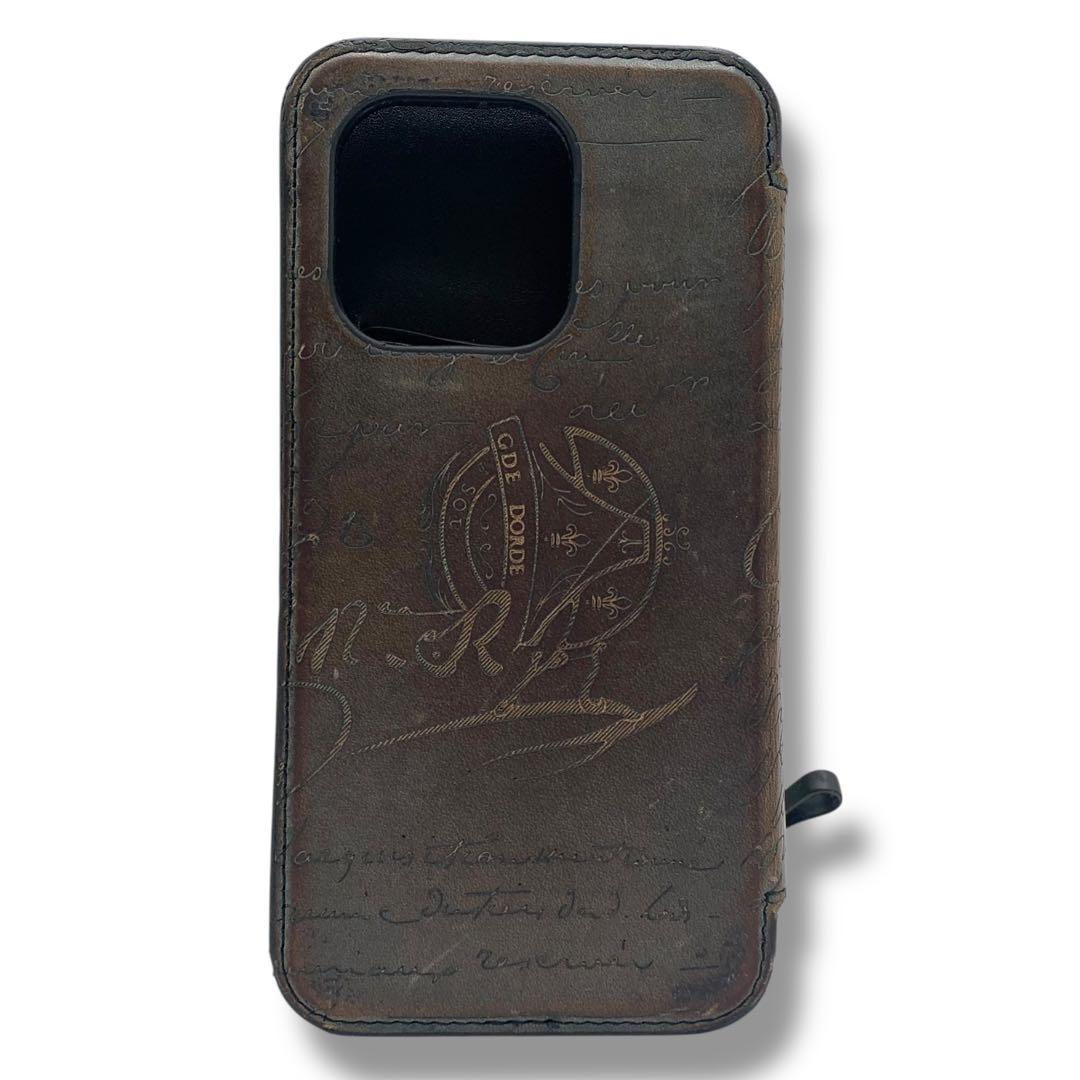 美品・付属品付✨ ベルルッティ iPhone14proケース カリグラフィー