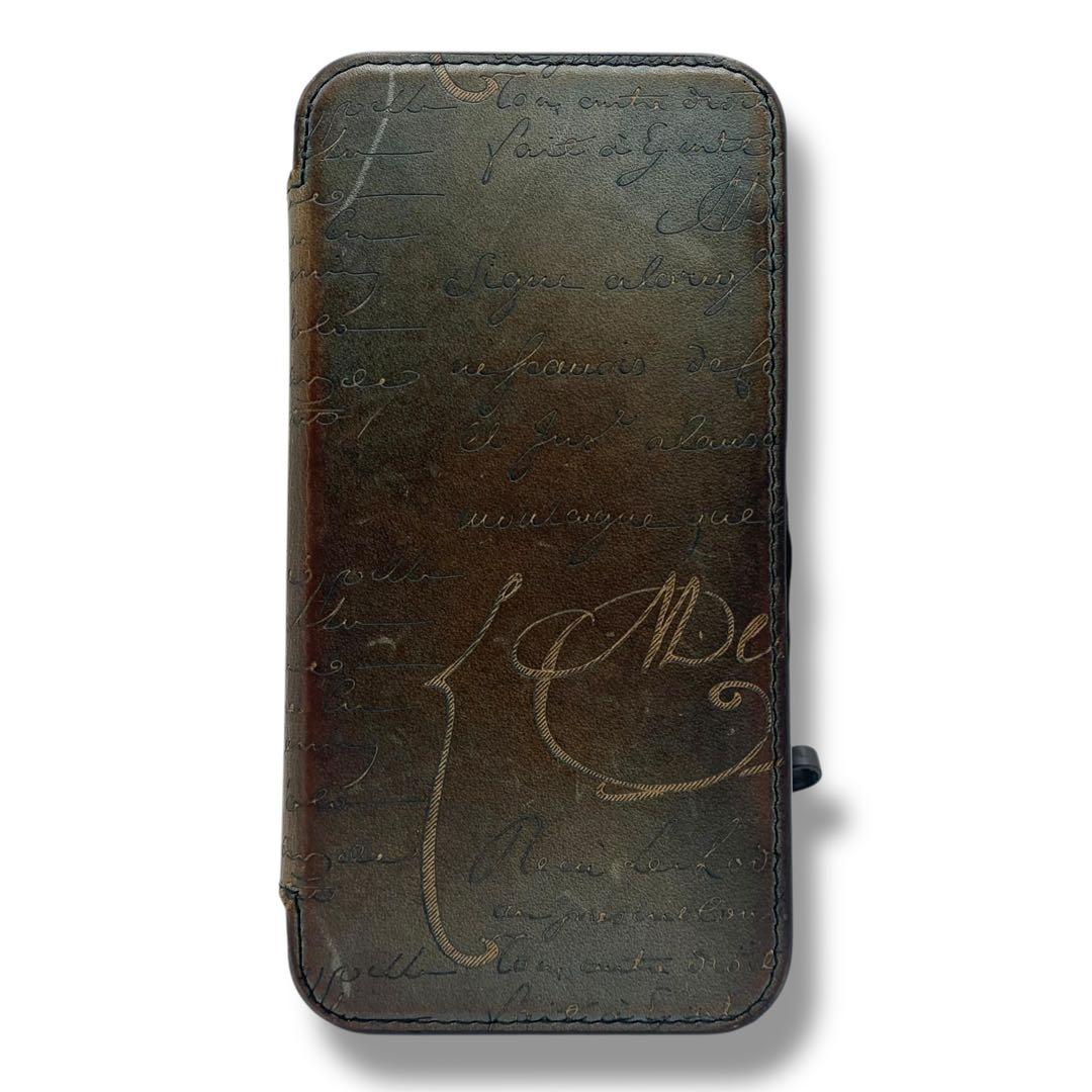 美品・付属品付✨ ベルルッティ iPhone14proケース カリグラフィー