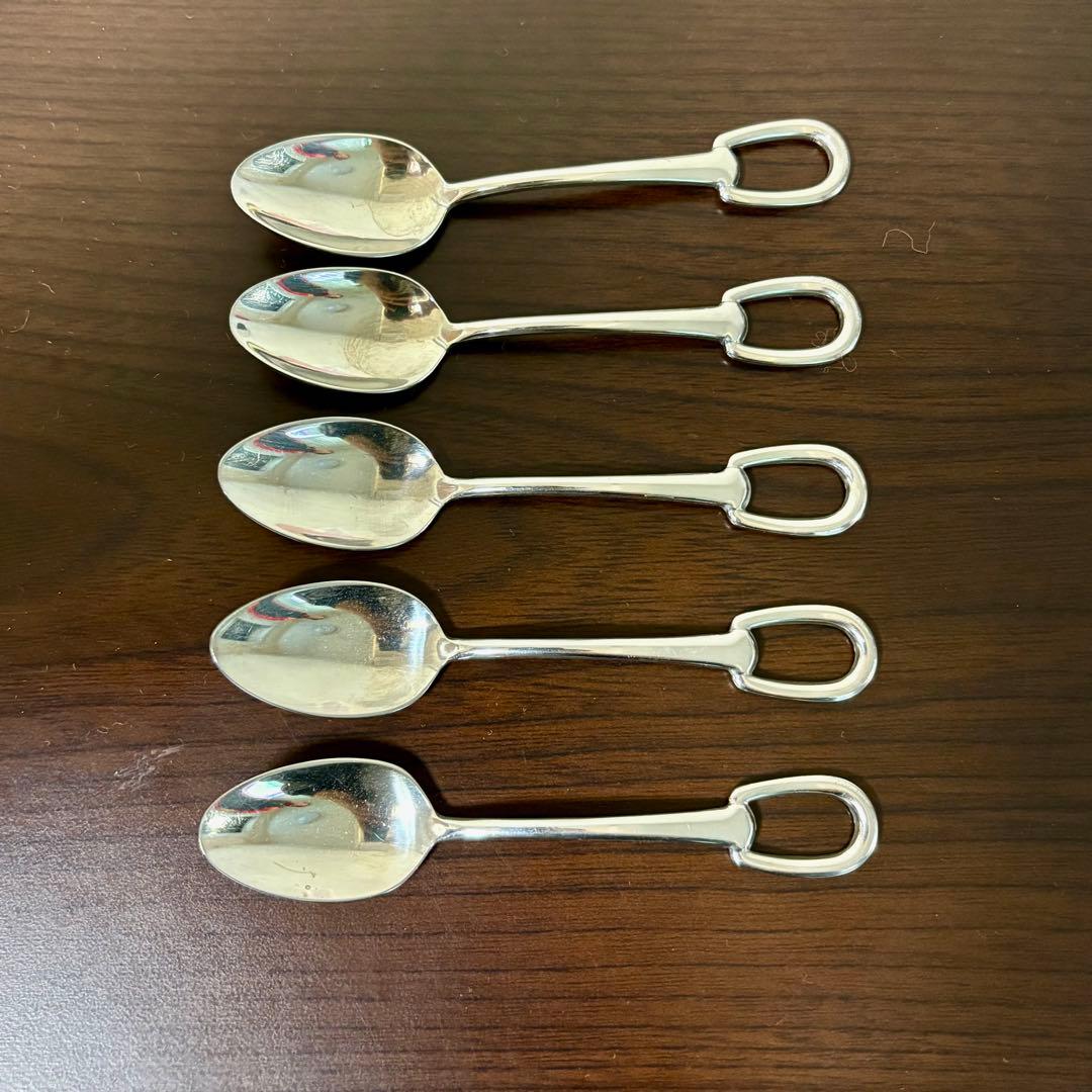 【未使用】HERMES スプーンセット 5本