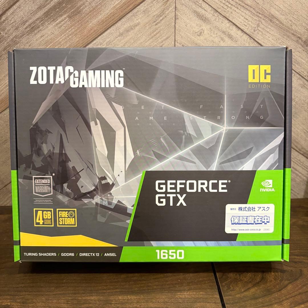 グラフィックボード・グラボ・ビデオカード ZOTAC GEFORCE GTX1650 OC 4GB