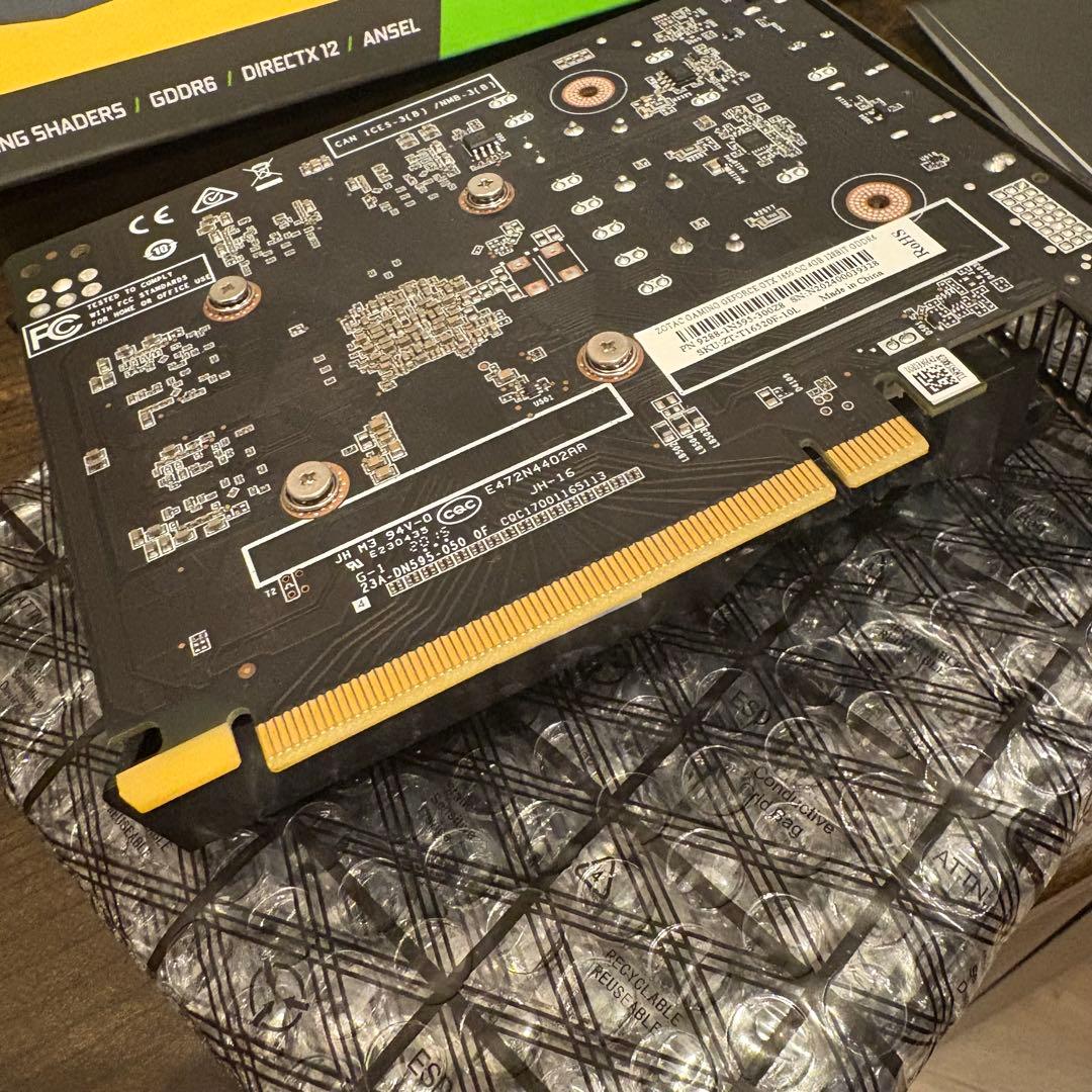 グラフィックボード・グラボ・ビデオカード ZOTAC GEFORCE GTX1650 OC 4GB