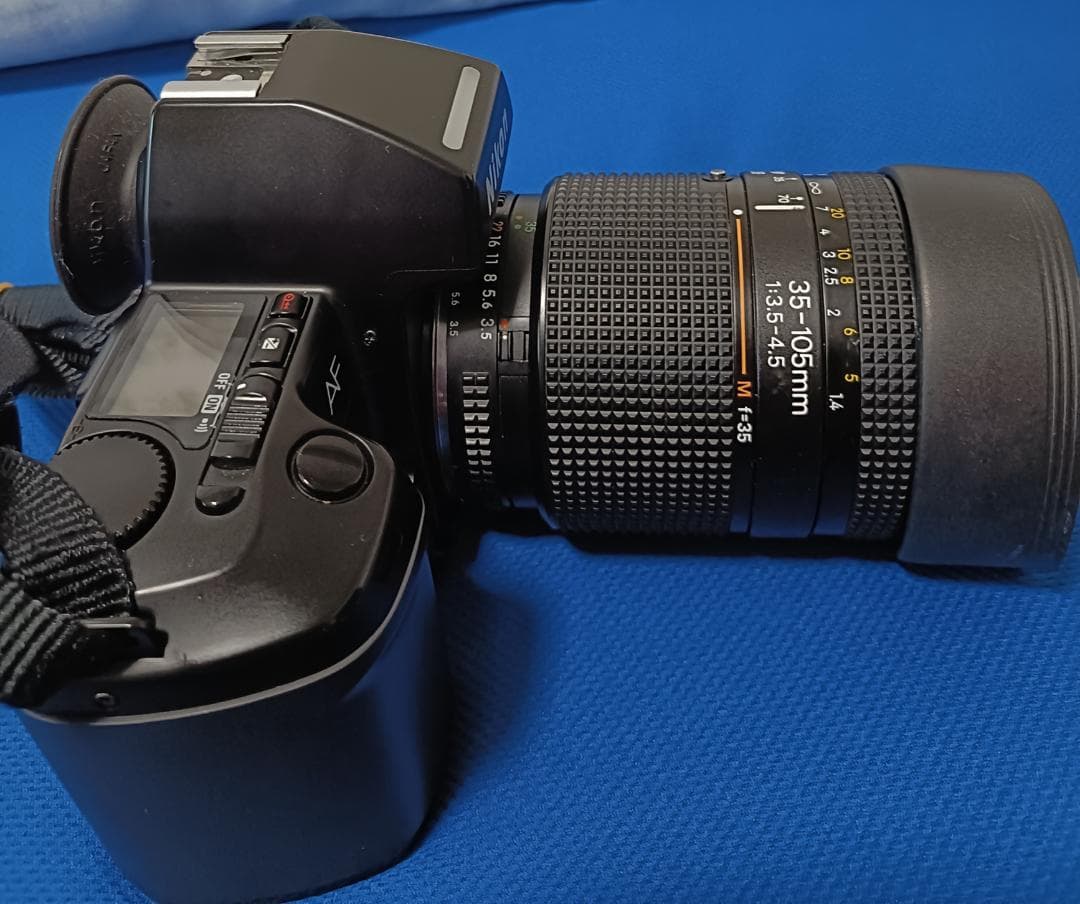 超美品 ’91年高級中級機 Nikon F801S 35-105mm フード付