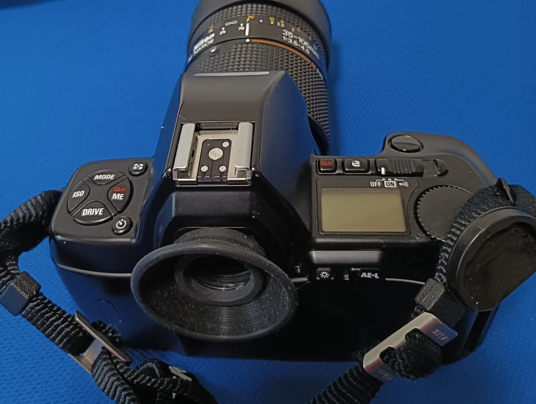 超美品 ’91年高級中級機 Nikon F801S 35-105mm フード付