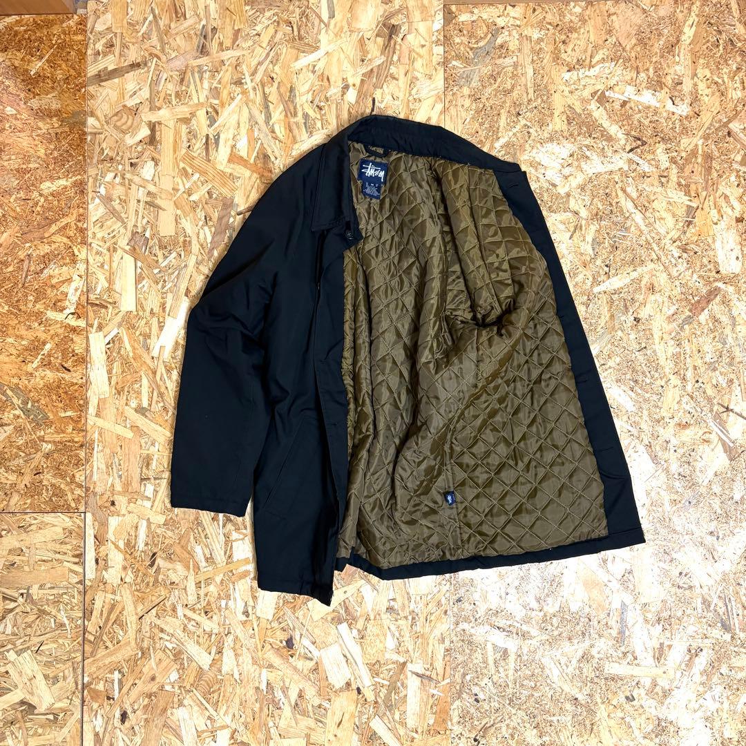 紺タグ 90s STUSSY down coat Coach jacket 中綿