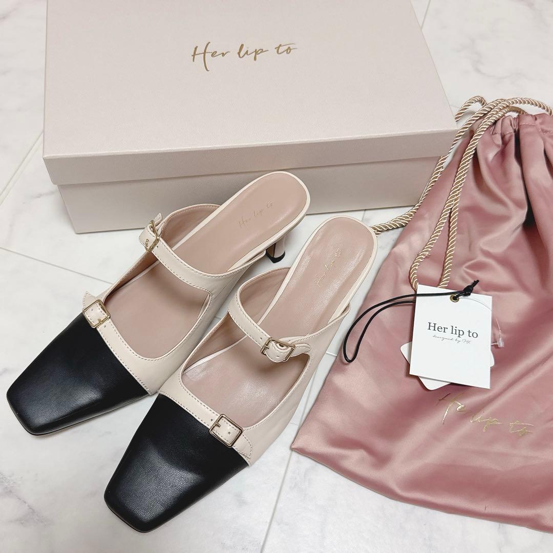 靴 Herlipto Mademoiselle Mules 38