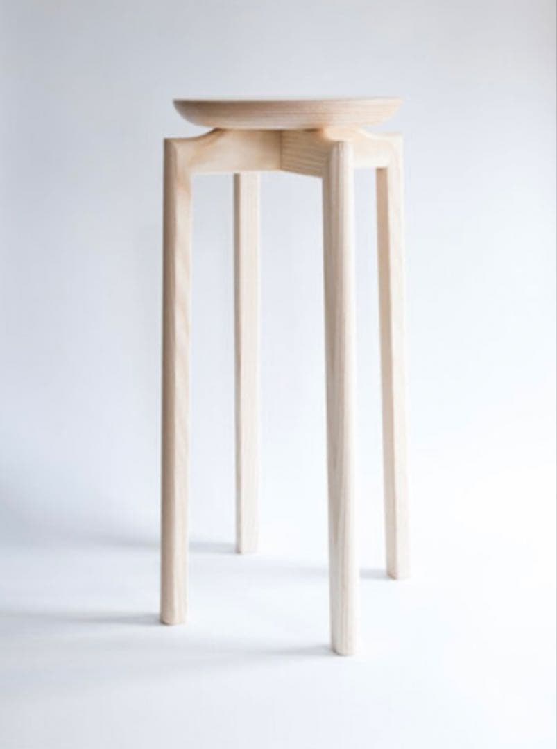 【美品】木のマッシュルーム　スツール　【定価¥22,000】