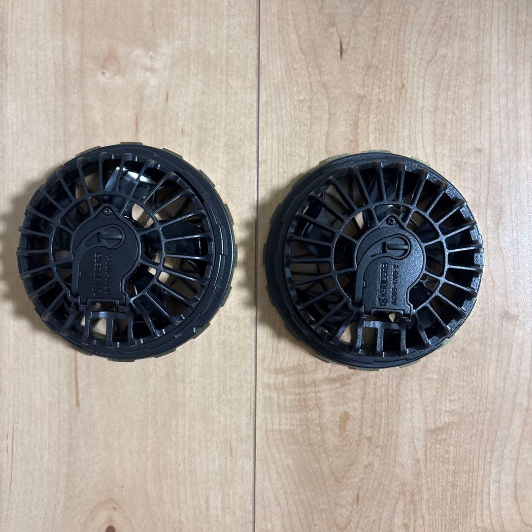 ガ*ル様 2025年最新バートル24Vバッテリーファンメタリックゴールドセット