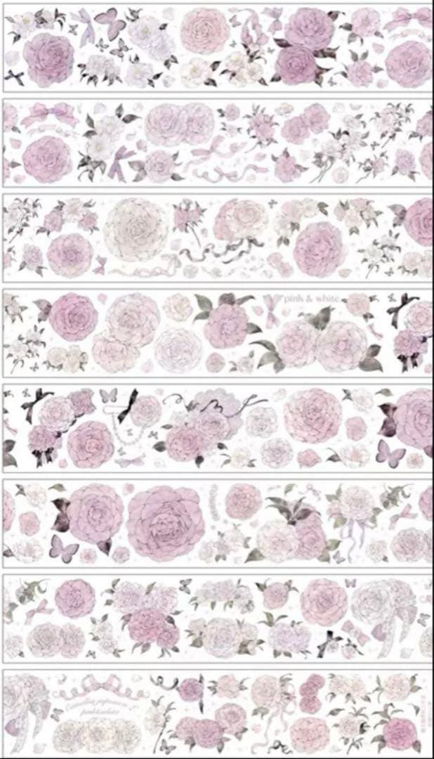 海外マステ お花系 まとめ売り 7巻