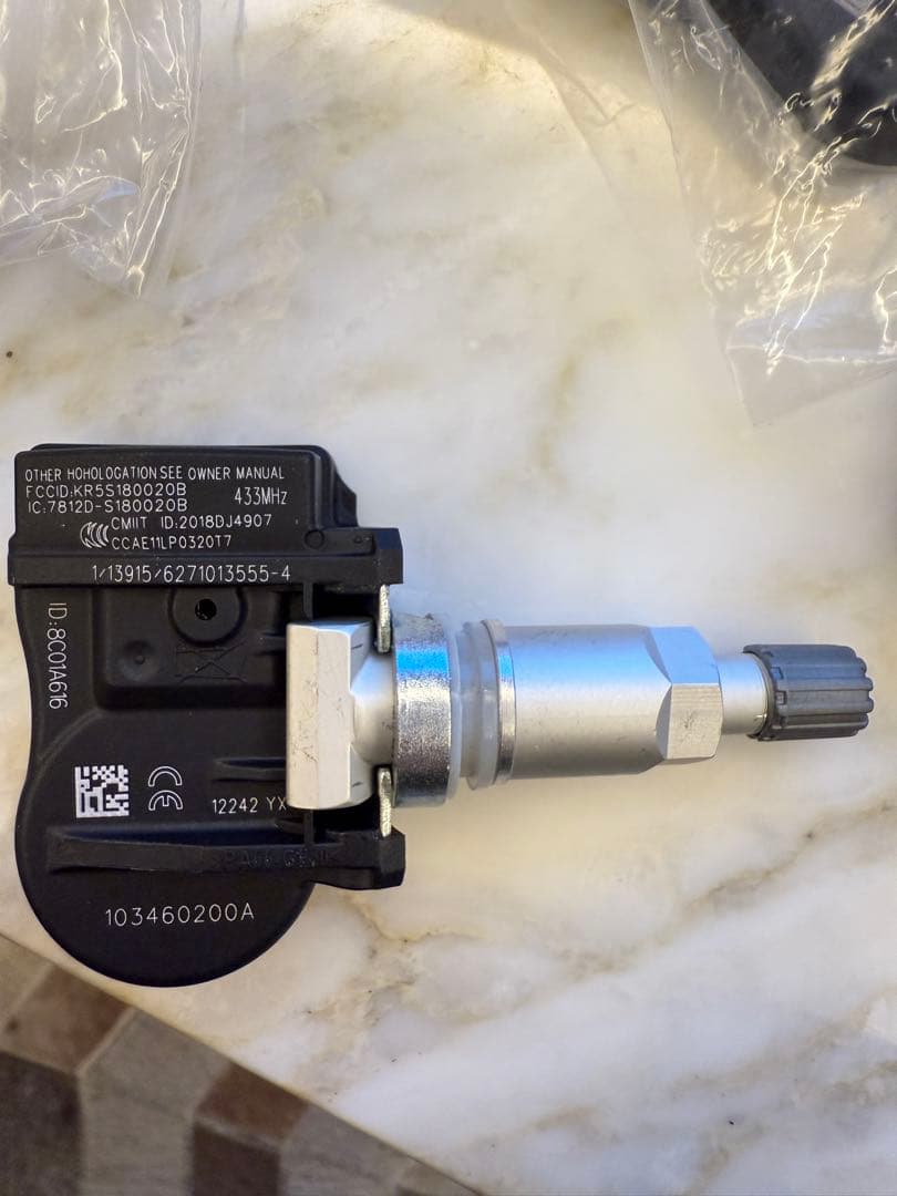 テスラ MODEL X MODEL S TPMS タイヤ 空気圧センサー 8個