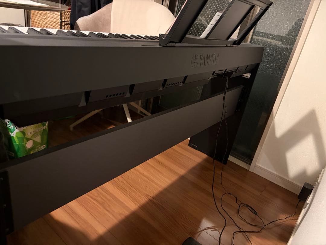 2021年製 YAMAHA電子ピアノP-45B ブラック&専用スタンドL-85
