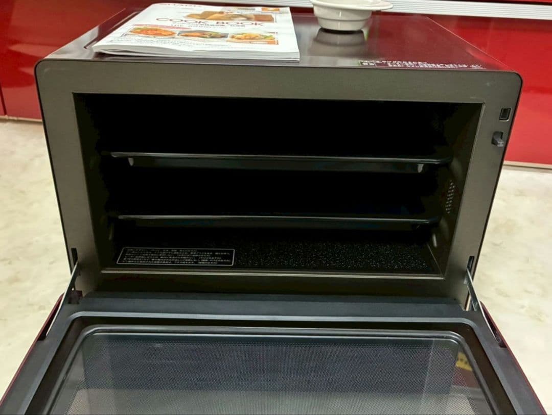 SHARP RE-SS10C-R 加熱水蒸気オーブンレンジ31L 2段調理タイプ