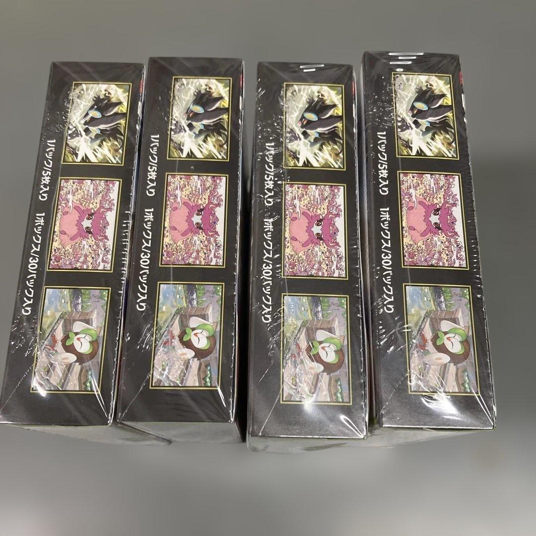 ポケモンカードゲーム ムニキスゼロ 4box シュリンク付き