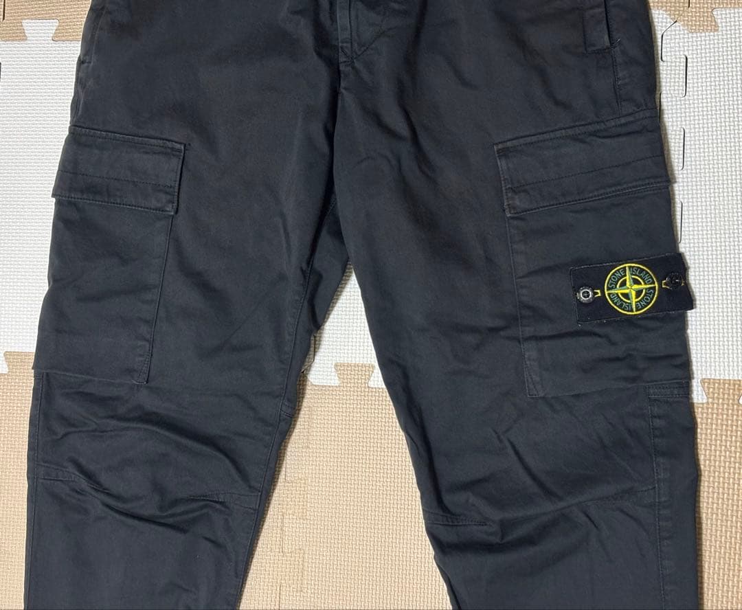 STONE  カーゴパンツ W32 ブラック