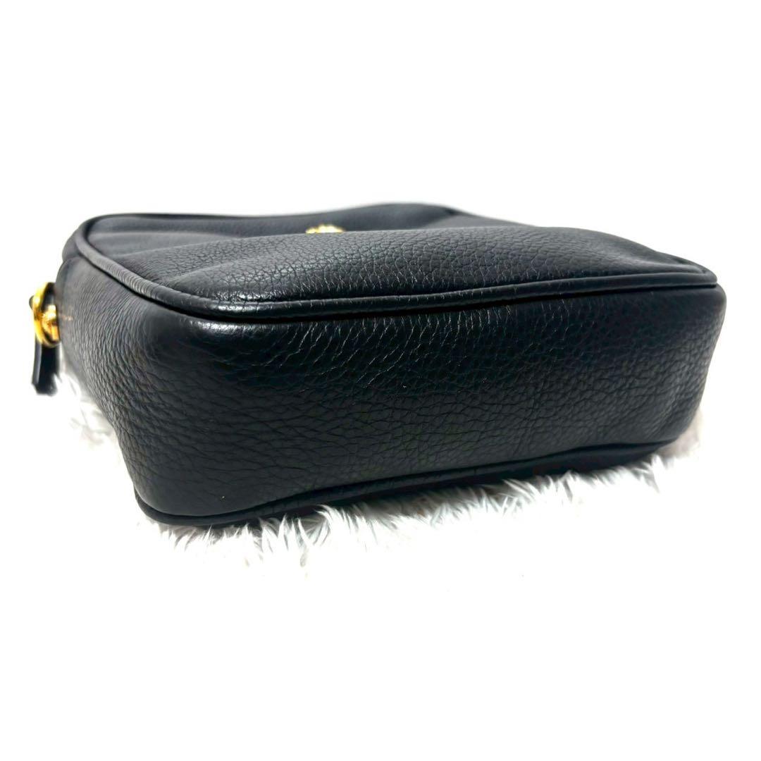 極美品 ヴェルサーチ　メンズ　レディース　ショルダーバッグ　メデューサ　ブラック