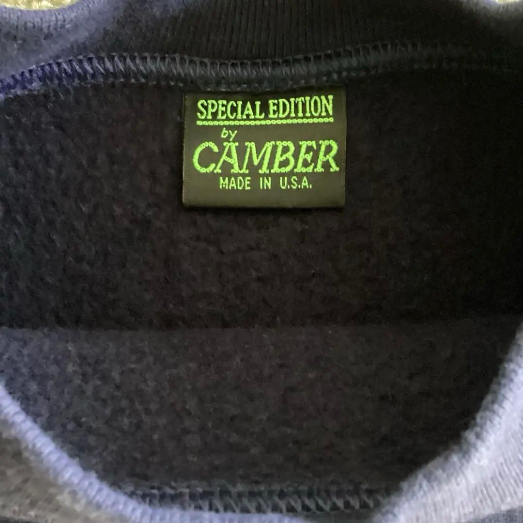 CAMBER キャンバー　クロスニット　12oz クルーネックスウェット　M