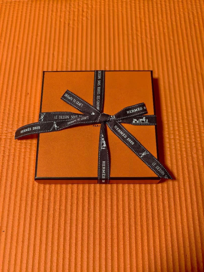 新品 レア エルメス ネックレス ケリーラリアット 黒 ブラック シルバー金具