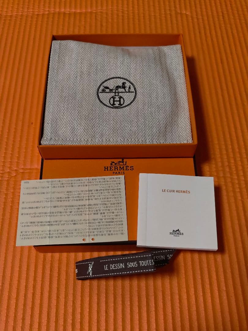 新品 レア エルメス ネックレス ケリーラリアット 黒 ブラック シルバー金具