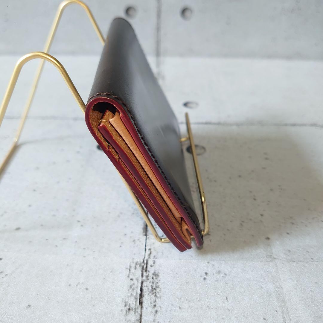 GANZO コードバン レザー 名刺入れ バーガンディ