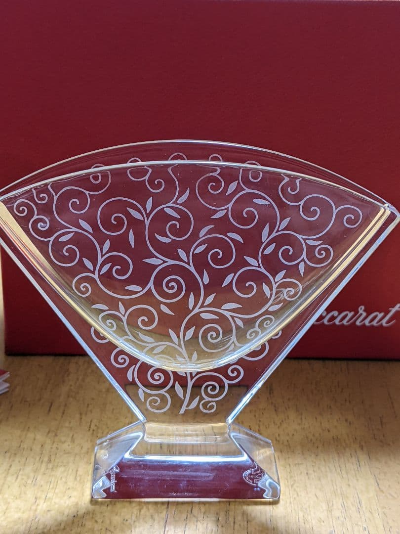 バカラ　フラワーベース　ランデブーシリーズ