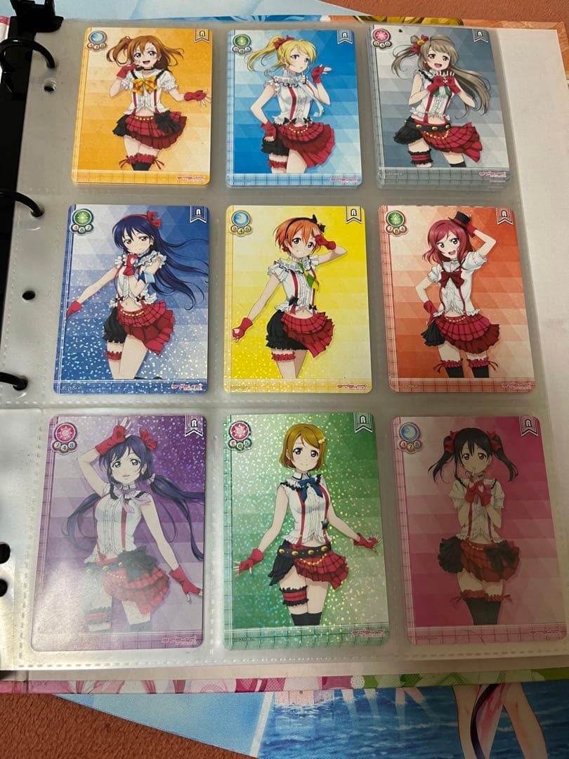 ラブライブ！スクールアイドルコレクション バインダー、カードセット