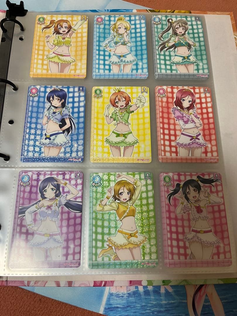 ラブライブ！スクールアイドルコレクション バインダー、カードセット